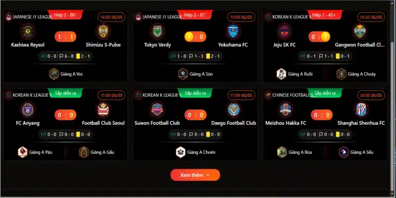Hướng dẫn xem bóng đá tại GavangTV