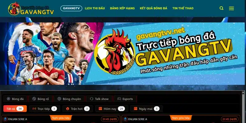 ông hoàng trực tiếp bóng đá GavangTV